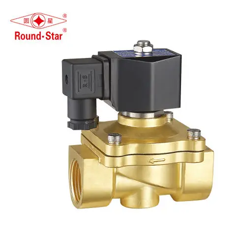 2W Series Semi Direct Acting Solenoid Valve Medium Pressure BRASS SS304 Electric Direct Acting 2/2 Way Solenoid Valve