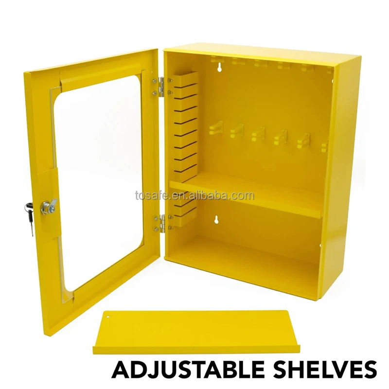 Stable and Reliable Different Types Stock and Low MOQ Padlocks Capacity Lockout Cabinet Station