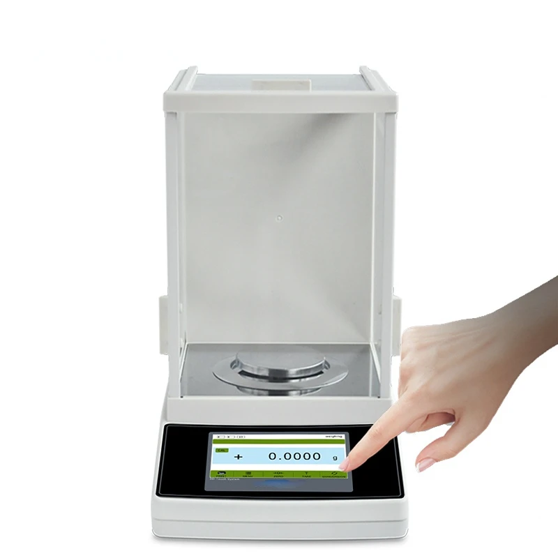 100g 0.0001g 0.1mg digital lab electronic laboratory analytical weighing balance scale with 5 inch touch screen