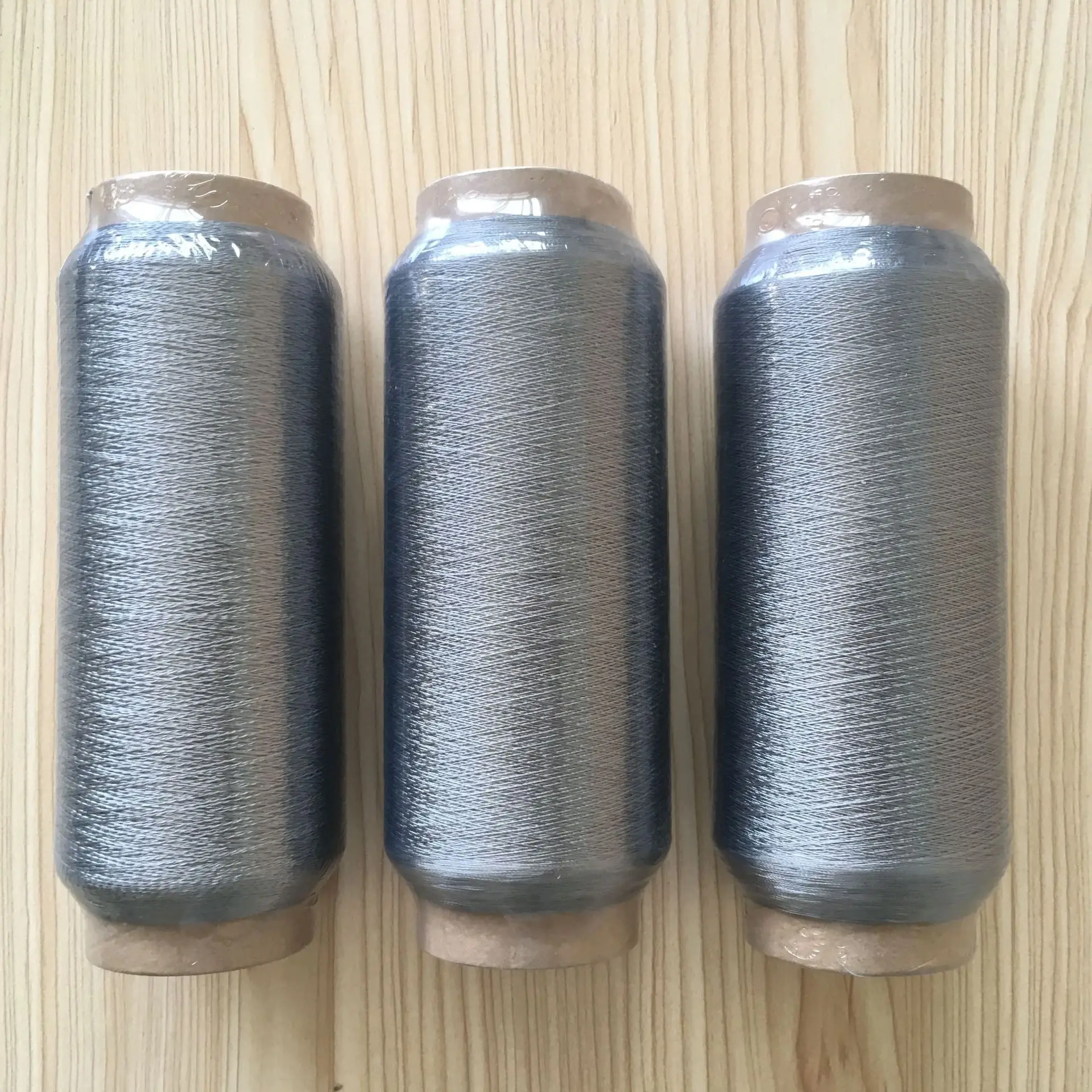 NEW 316L Stainless Steel Fiber Electrically Conductive Spun Yarn Metal Conductive Sew Thread For High Temperature Resistance