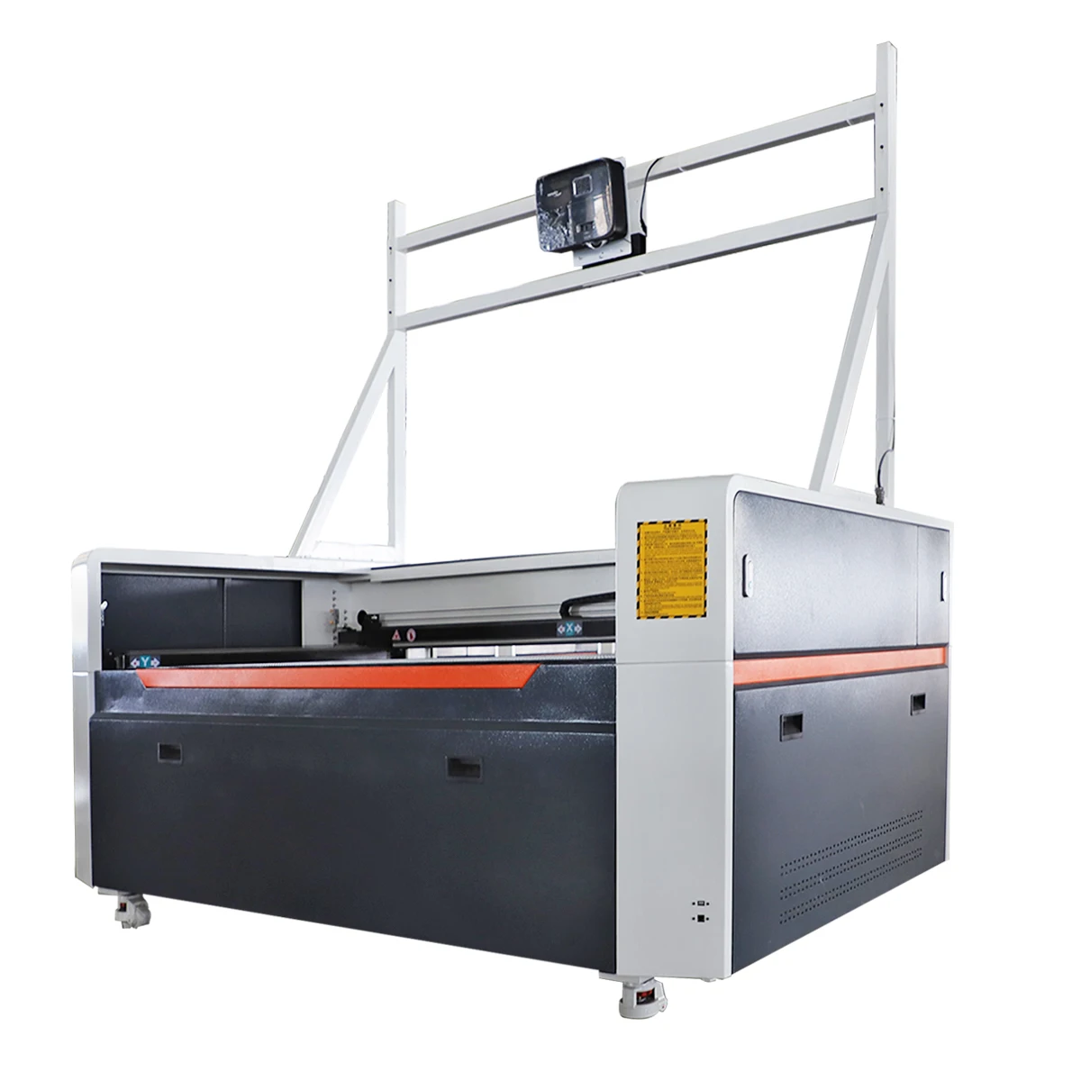 
 Auto feeding Co2 laser cutting machine for fabric with projector  