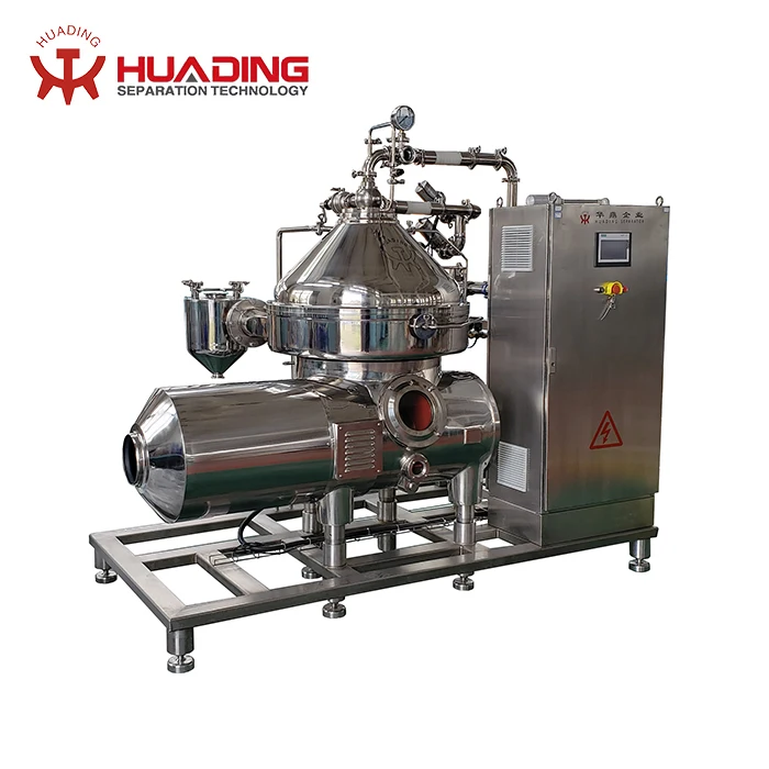 Automatic discharge self cleaning algae Schizochytrium disc stack centrifuge
