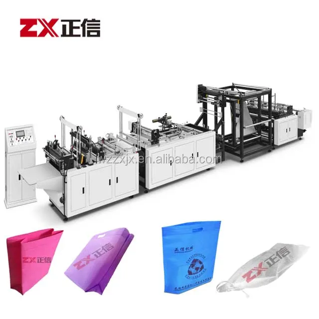 wholesale multi functional pp ultrasonic non woven box bag making machine production line with good price