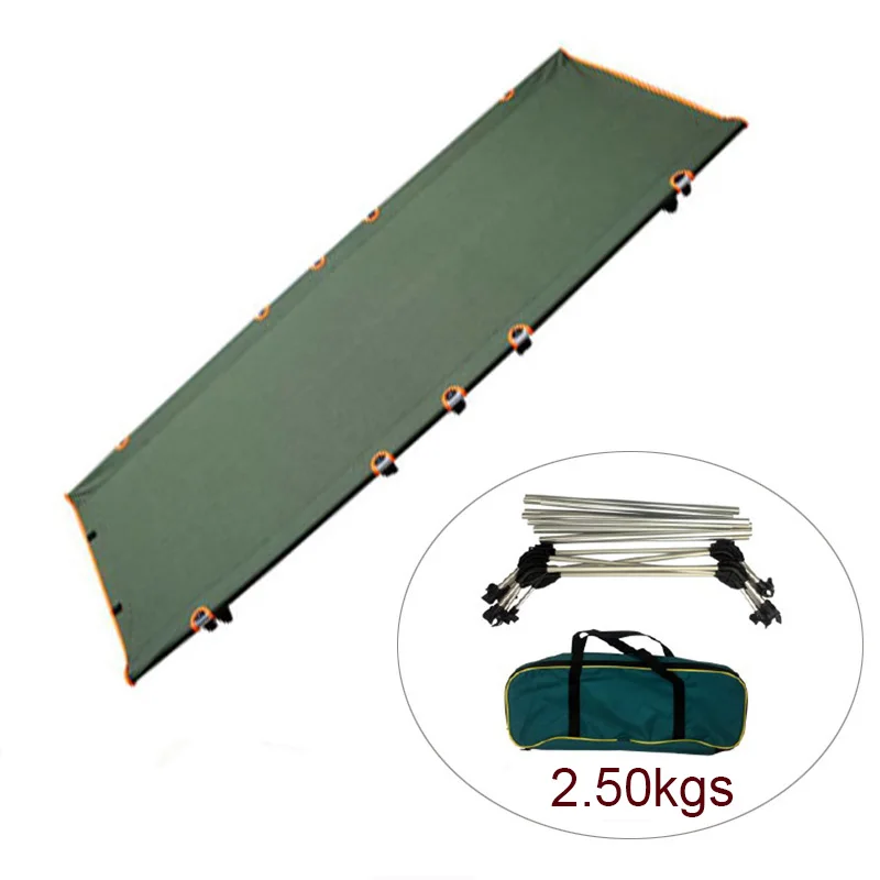 portable foldable beach emergency aluminum alloy folding camping bed Adjustable folding tent bed