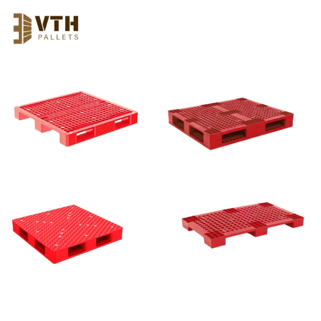 VTH Brand Product Wholesales Red Plastic Pallets Reputable Manufacturer of High Quality