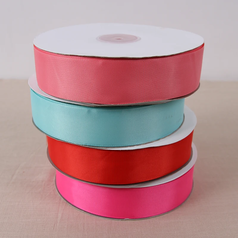 38 mm  colorful double face grosgrain ribbon tape for decoration