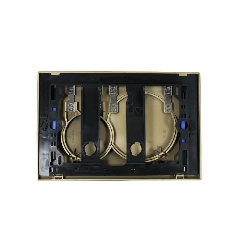 China Manufacturer multiple shape toilet push button black toilet flush dual plate toilet flush plate flush valve