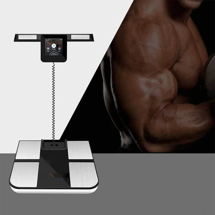 Best Home Fitness Center Intelligent Multifrequency Glass Body Fat Scale For Household Factory Price Professional Portable Human