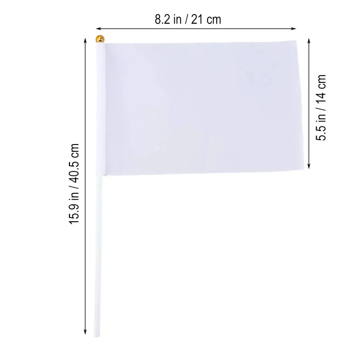 Buy Custom polyester flag 30x45 Ukraine Hand Hold Printing event sublimation hand flag Car hand held country flags