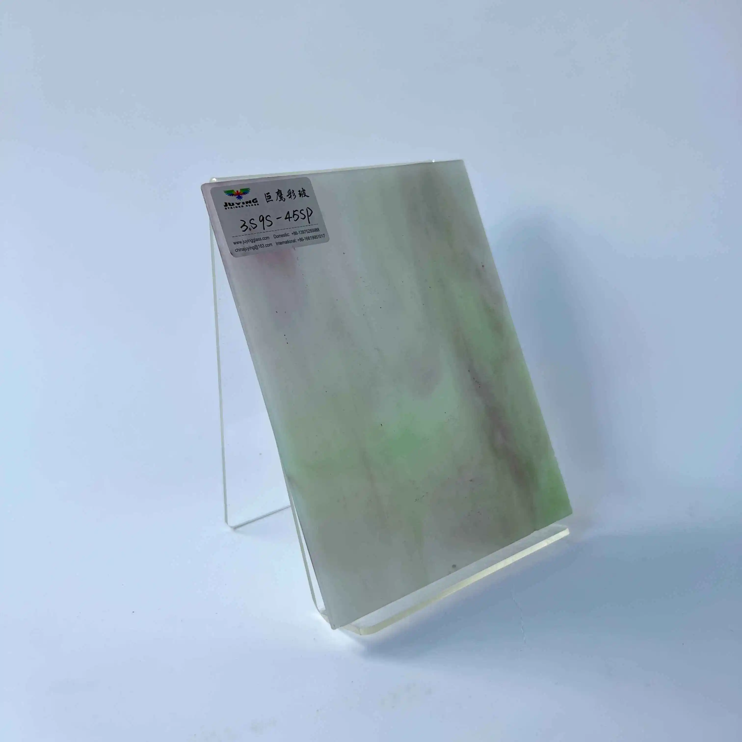 Good quality stained glass Purple Plum 3mm mica sheet opalsecent art decorative glass for wall/window/lamps