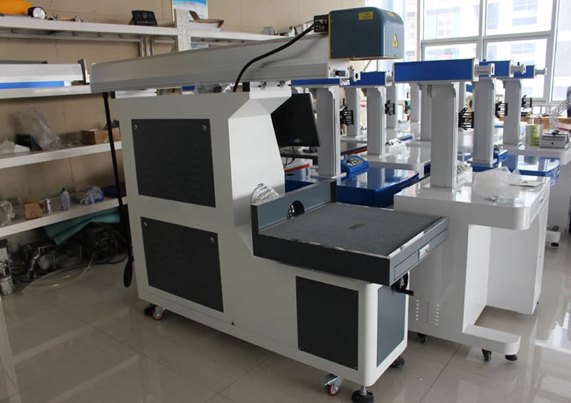 Co2 Laser Engraving Marker 100W Plwood Cloth Paper ceramic Marking Machine with 3D Dynamic focusing