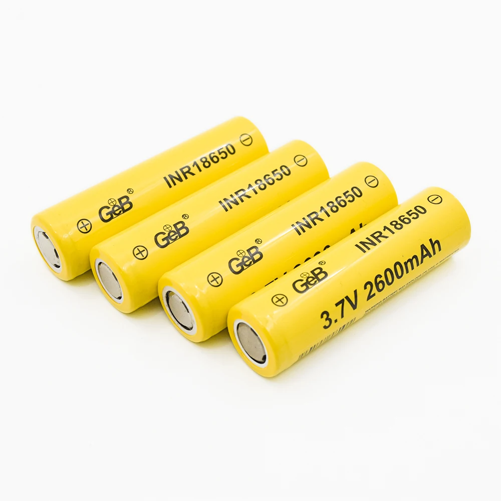 GEB 18650 3500 mAh Rechargeable Battery Lithium 3.7V 3500mAh 18650 For Laptop Toys 18650 Battery Pack