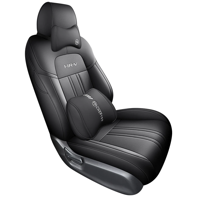 Sports Style  PU Leather Car Seat Covers Full Set Protector for Honda HRV