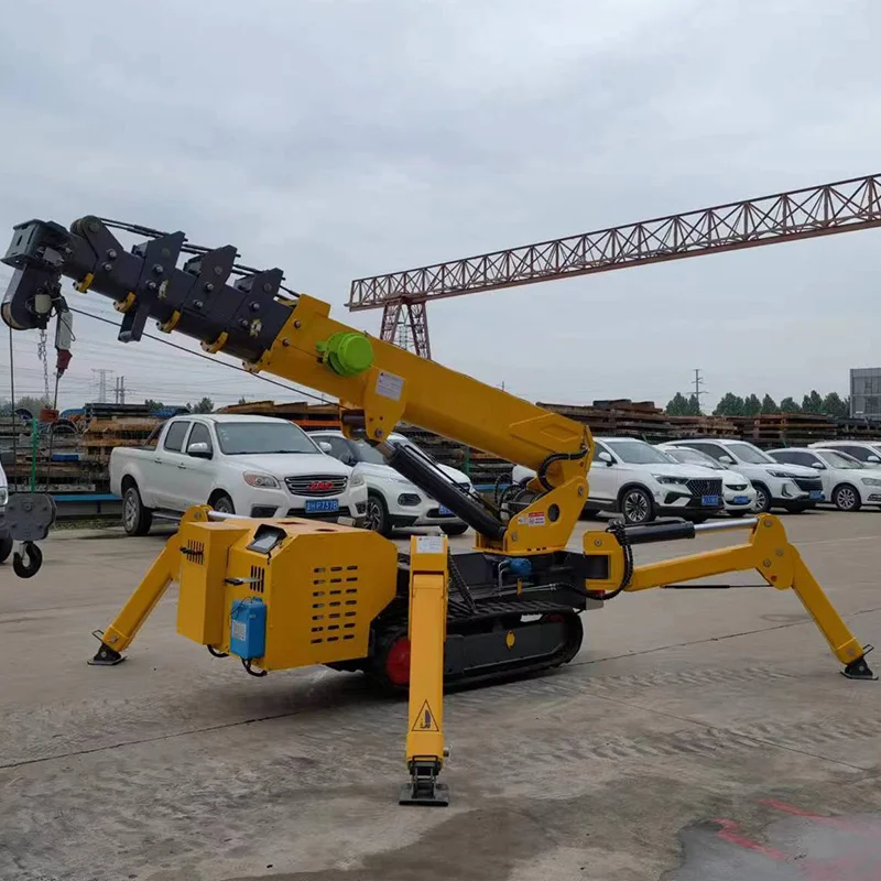 8T drive spider crane Hydraulic Crane Mobile Crane For Construction Works