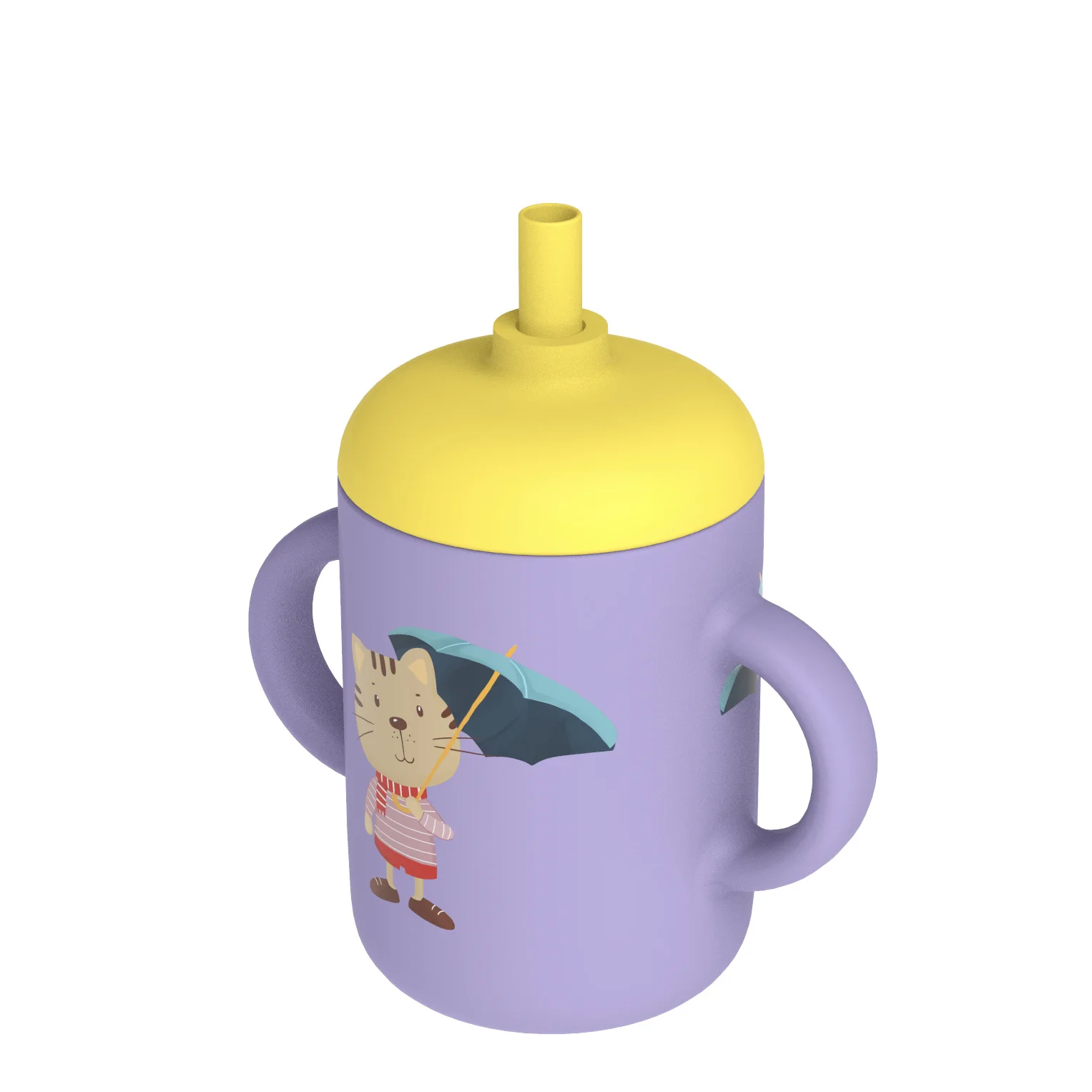 
Latest hot selling home cute cups durable cup unique design binaural cup 