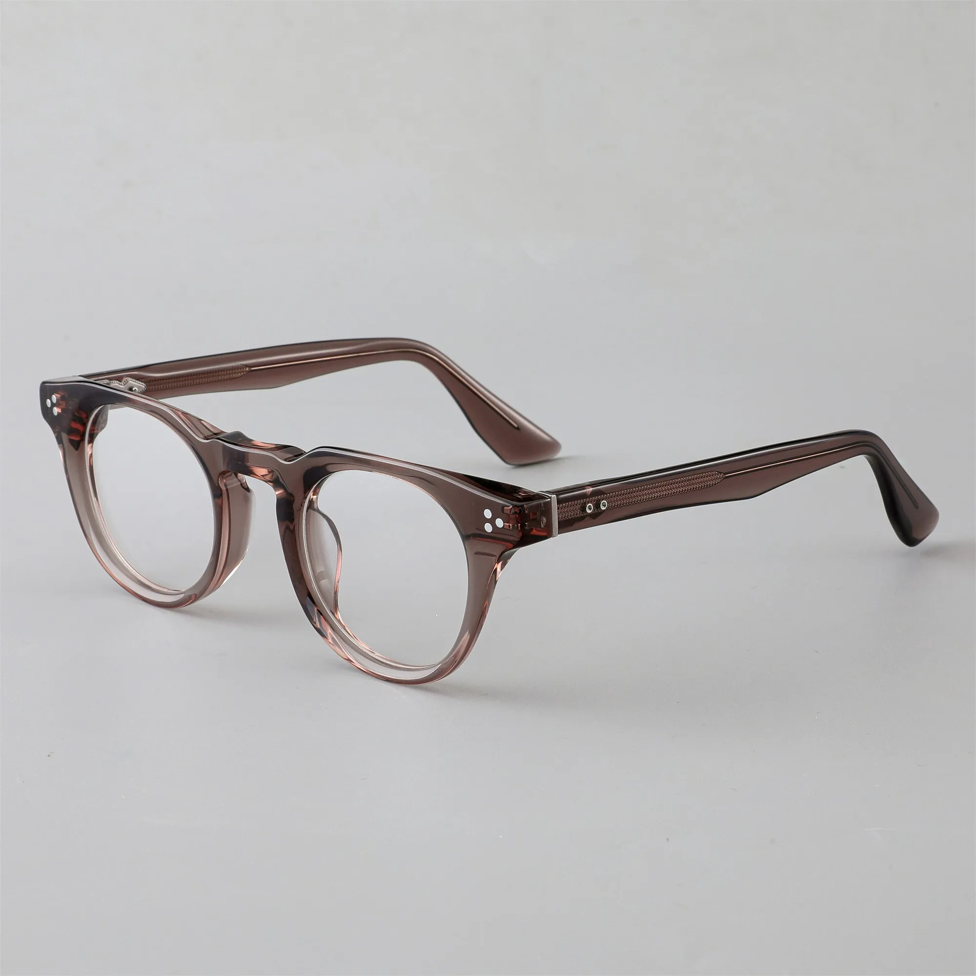 F3306 New Acetate Frame Women Fashion Style Cat Eye Pink Retro Bold Frame Eyewear Optical Top Quality Eyeglasses Frame