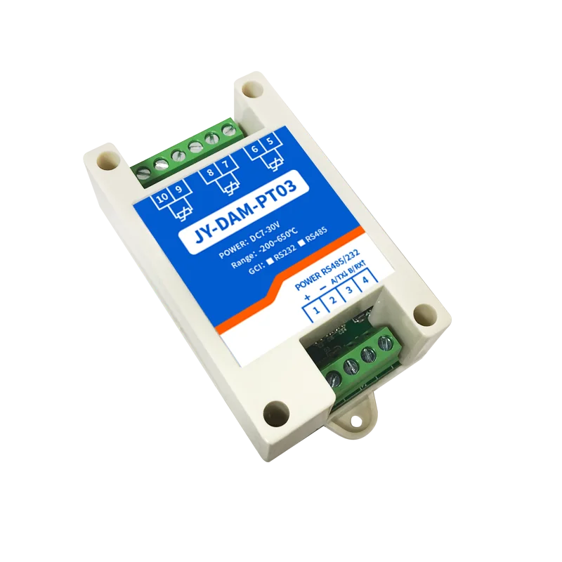 DAM-PT03 high-precision multi/3-channel PT100 temperature acquisition module PT100 thermal resistance acquisition terminal