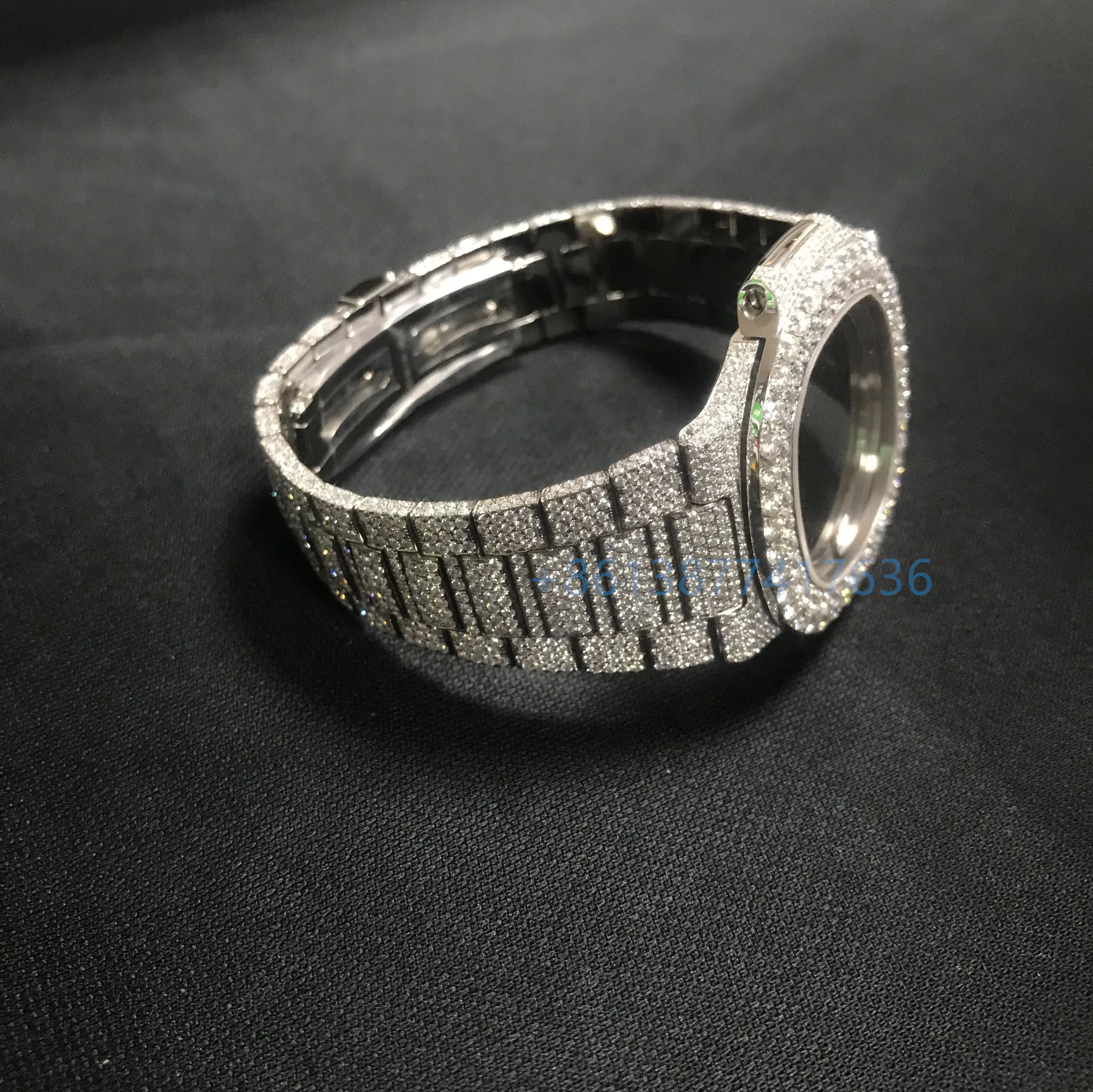  Заказные роскошные часы VVS Diamond Iced Out