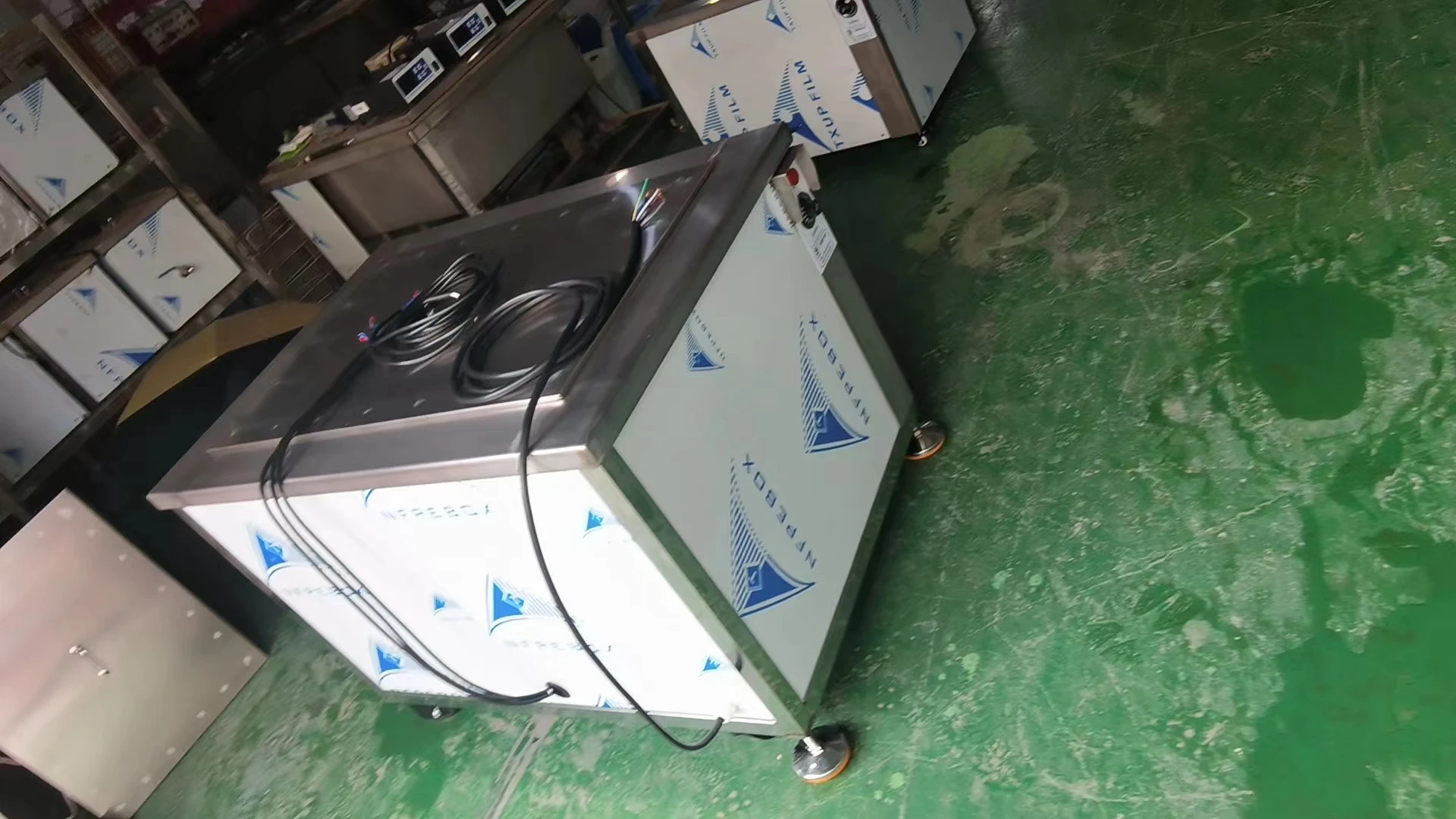 Used Automatic Single-Slot Ultrasonic Cleaning Machine Integrated Control System New Electric Welder Equipment Motor Degreaser