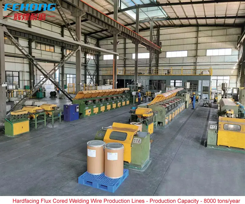 FEHONG Factory Direct 1.6mm 2.8mm Wear Resistant Hardfacing Flux Cored Welding Wire 06