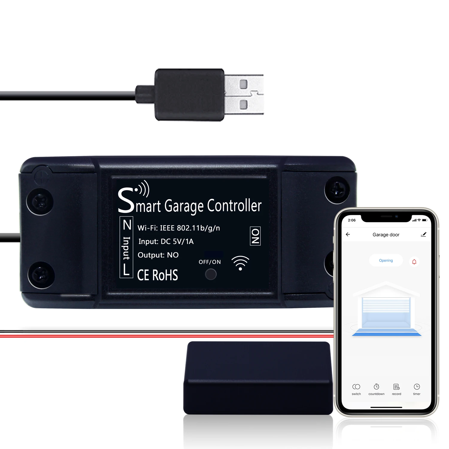 2020 Factory Daping New Smart Garage Door Opener Google Amazon Yandex Voice Control support