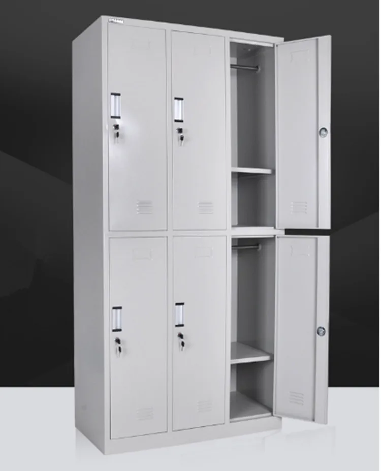 Office furniture manufactures steel closet wardrobe metal storage wardrobe cupboard