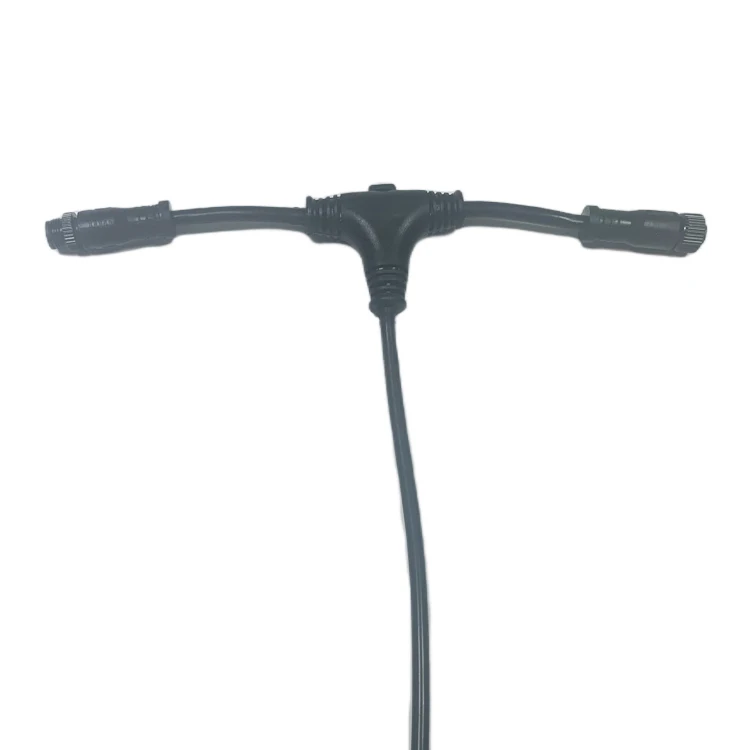 3Pin 4Pin 5Pin waterproof round flat  T power cable