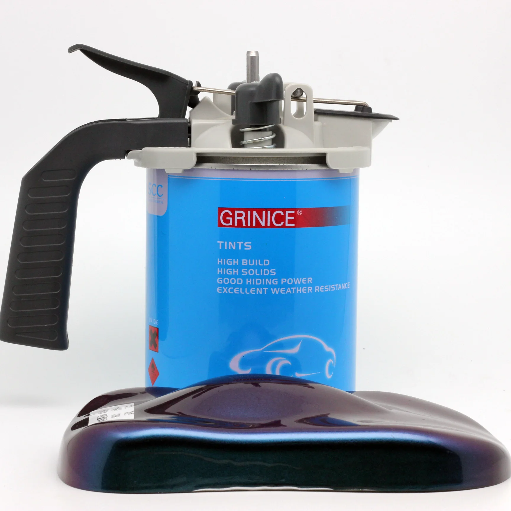 Spray Application Method and Car Paint Usage chameleon changing colors