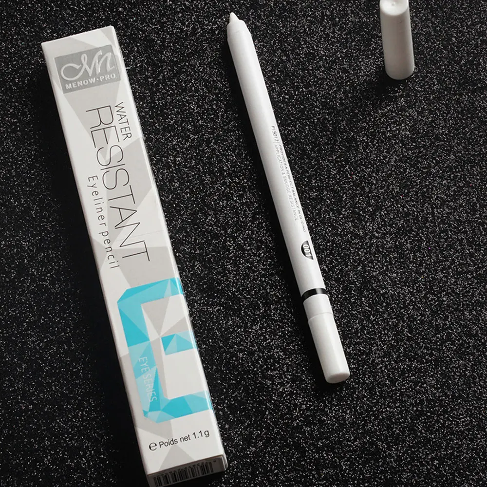 Menow Pro makeup P15012 Water Resistant White EyeLiner Pencil
