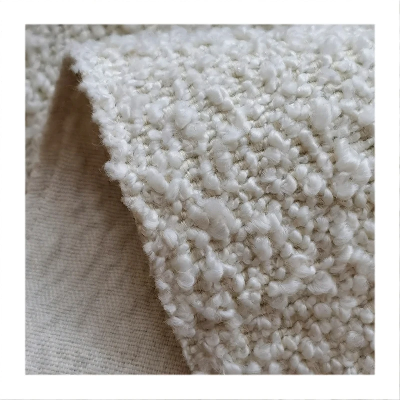 Hot Sale Polyester Boucle Upholstery Fabric For Furniture