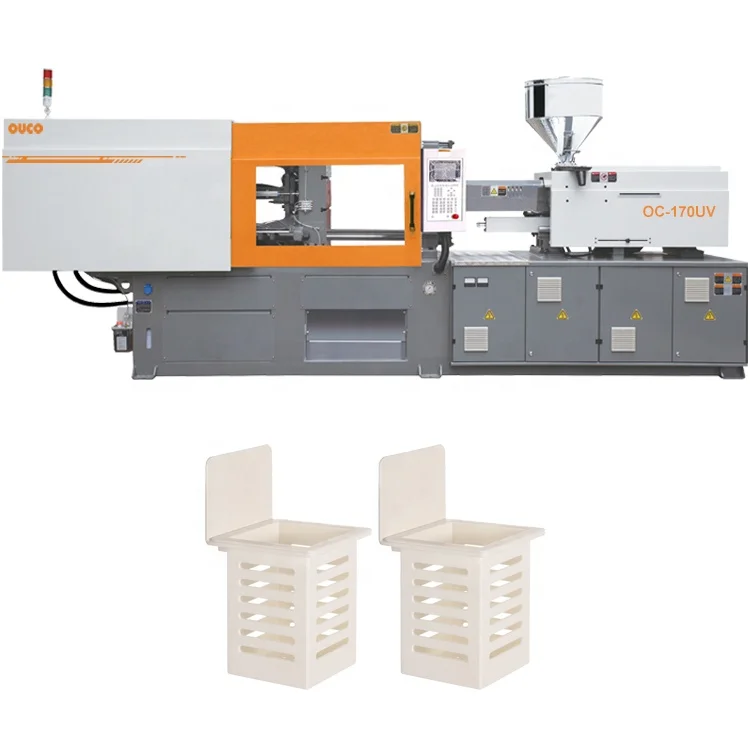 OUCO 170T Protection Templates Hydraulic Servo Wall mounted Chopstick Plastic Storage Box Injection Molding Machine