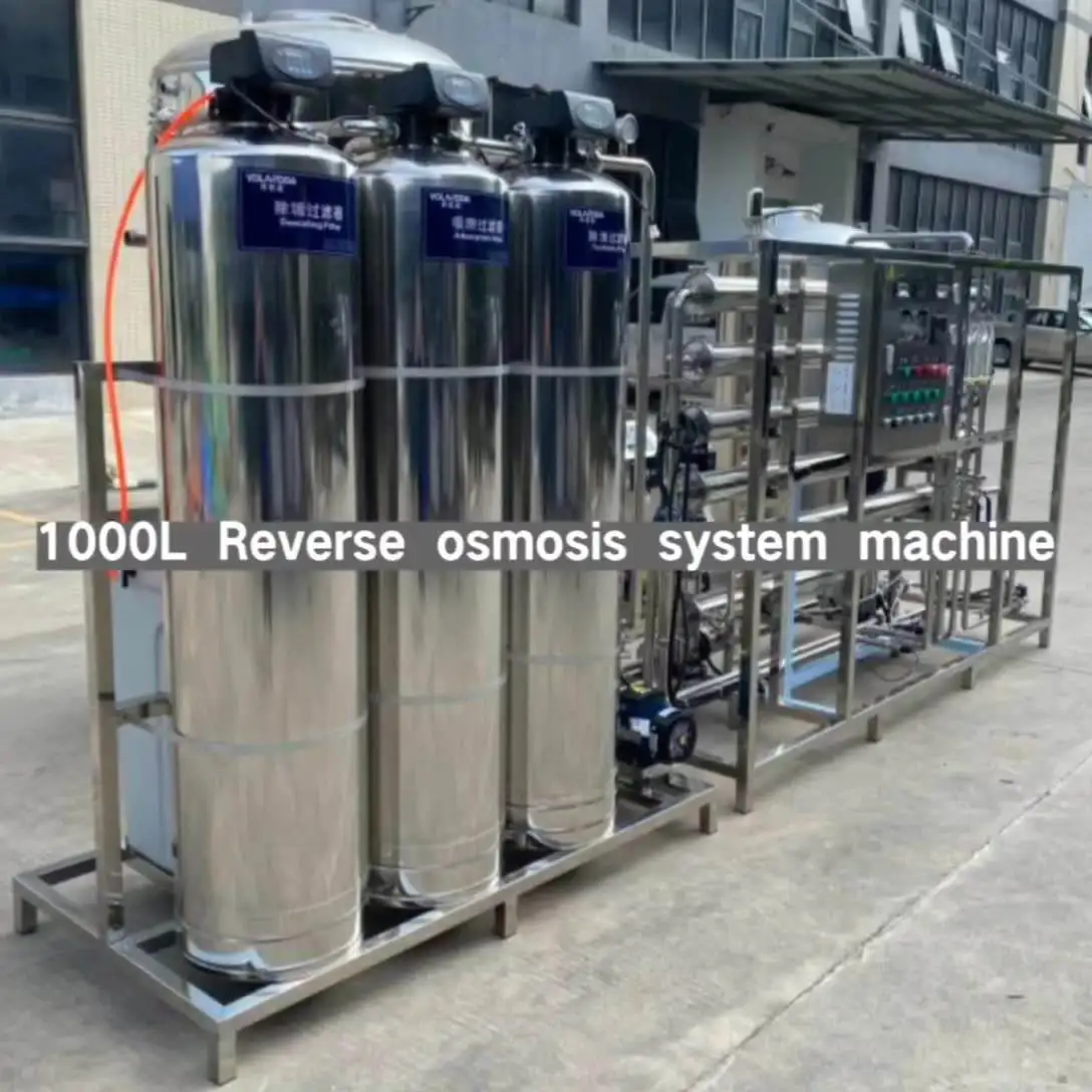 Volardda Ro Water 6000 Liter Per Hour Water Purifier Machine For Commercial Reverse Osmosis Pure Water Filter Machine