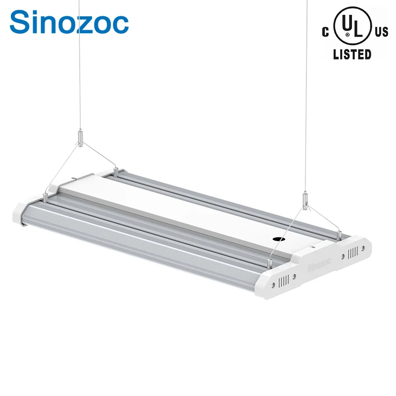 Sinozoc linear led high bay light high light efficiency used for warehouse production line and office 30w~200w
