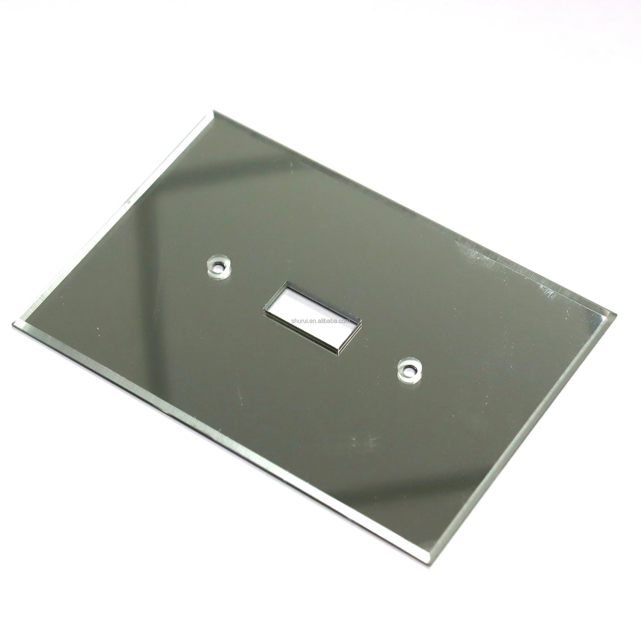CRL Clear Toggle Switch Acrylic Mirror Plate High Quality Light Switch Mirrored Cover for Decorative