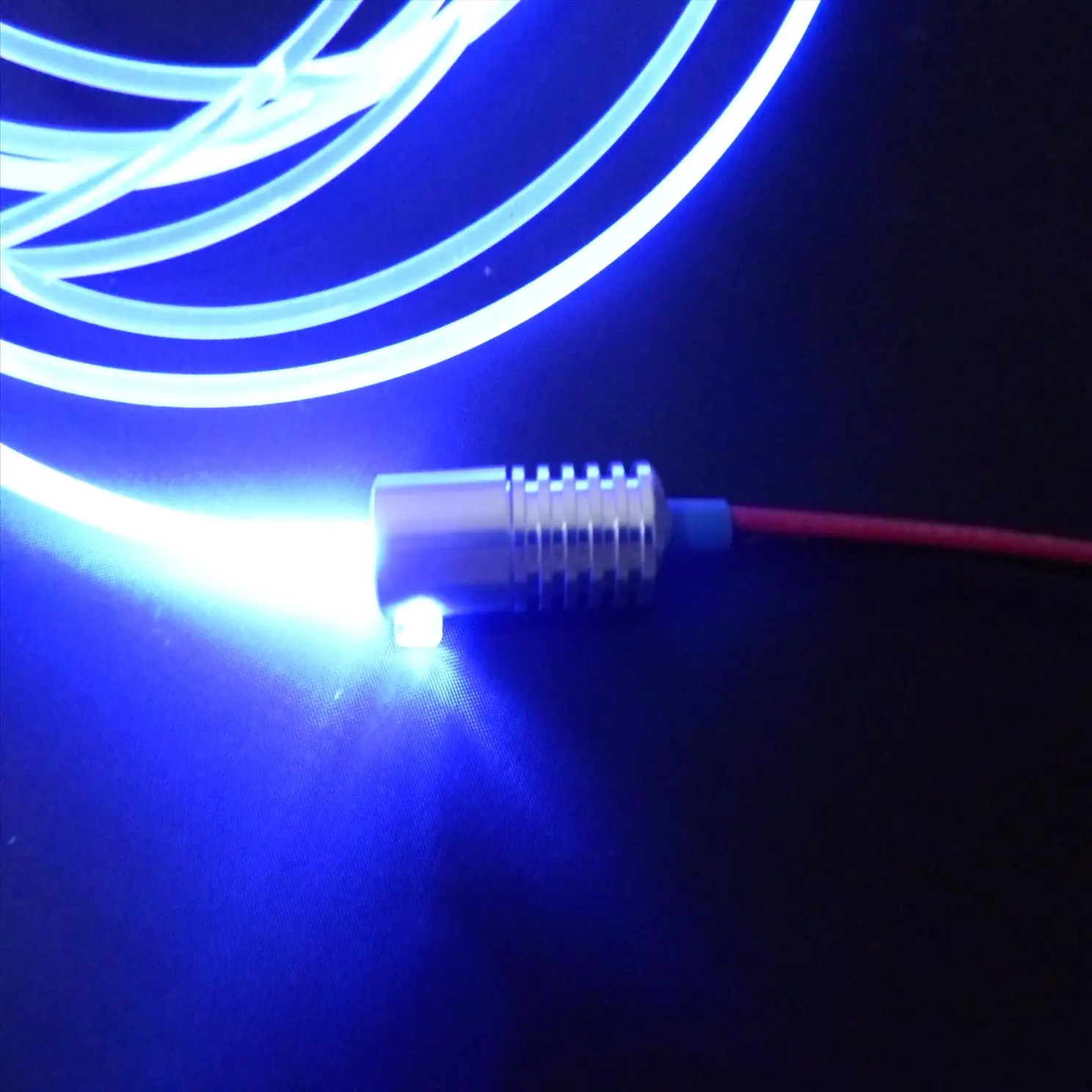 High Quality DC12V Input 2W Small Size pmma fiber optic Fiber Optic Illuminator For Car Using pmma fiber optic