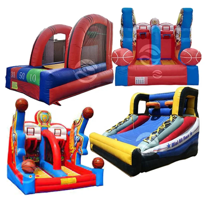 Fun inflatable party equipment inflatable game basketball for sale