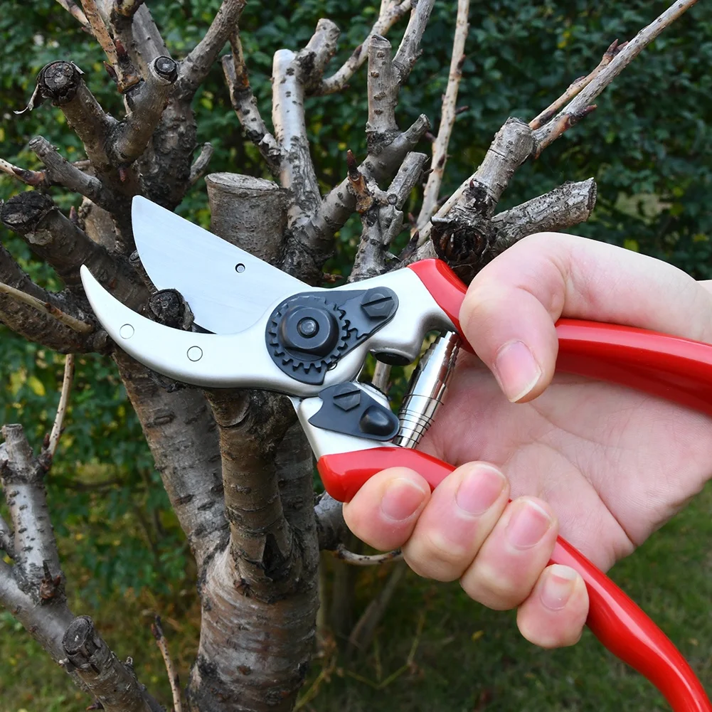 VERTAK Drop Forged Aluminium Handle Garden Branch Cutting Shear Titanium Bypass Tree Pruner