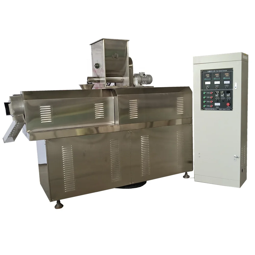 good price  high quality snacks food making machine 100-150 kg/h corn puffed maker extruder