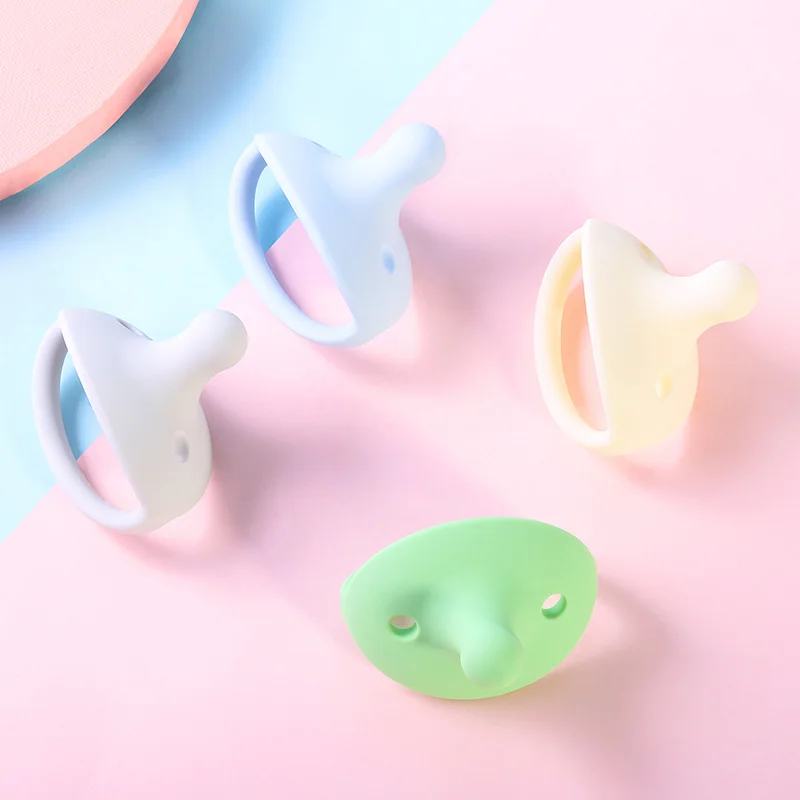 Customized Non-toxic Safety Soft Silicone Teething Pacifier Bpa Free Natural Rubber Baby Pacifier Nipple
