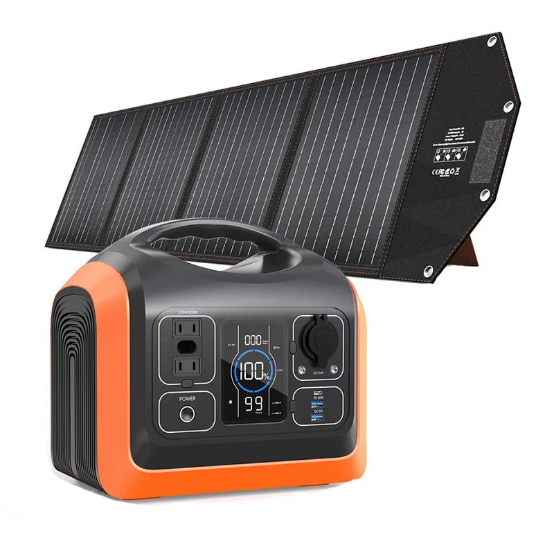 Emergent Outdoor Solar Power Station 600w Charging Power Station Energy Supply Station With Solar Panel