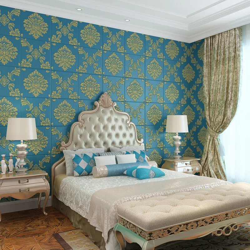 Hot Selling Anti Collision PE Foam DIY Wall Stickers 3D Self Adhesive Wall Panels Waterproof and Moisture Proof