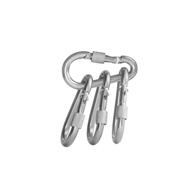 Hot sale 304 stainless steel safety snap gourd spring safety hook for outdoor sports