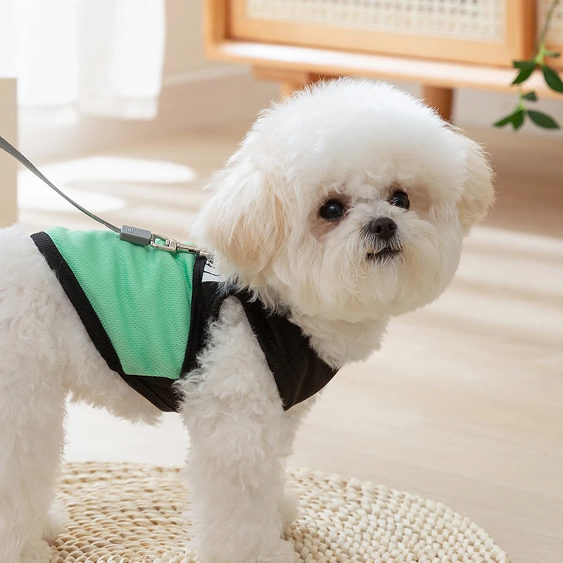 Fast Shipping Wholesale Manufacturer Large Breed Pet Apparel Cotton Luxury Summer Breathable Dog Vest Clothes