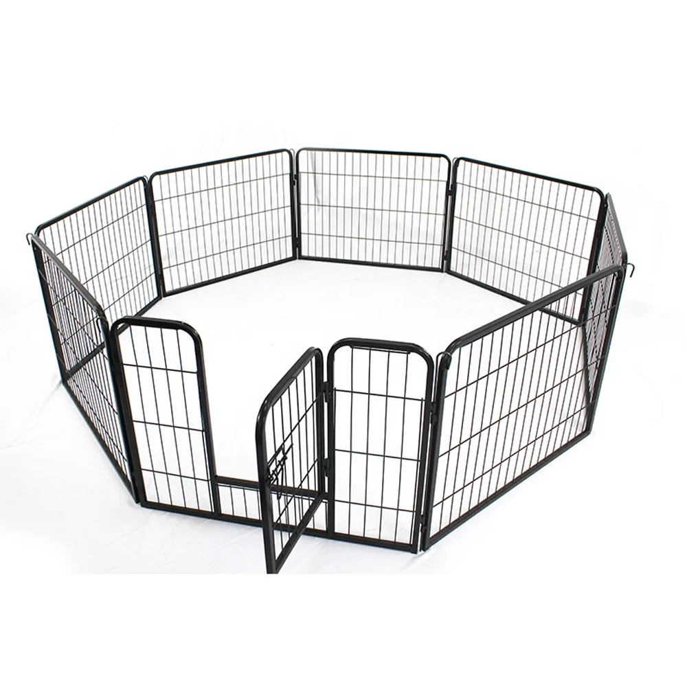 Customized decorative Square Tube Six Sides Animal Playpen indoor and outdoor Pet Playpen