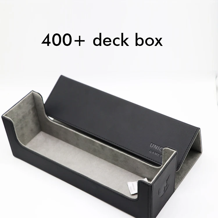 400+  Flip Leather PU Deck Box , High quality Premium Deck Case