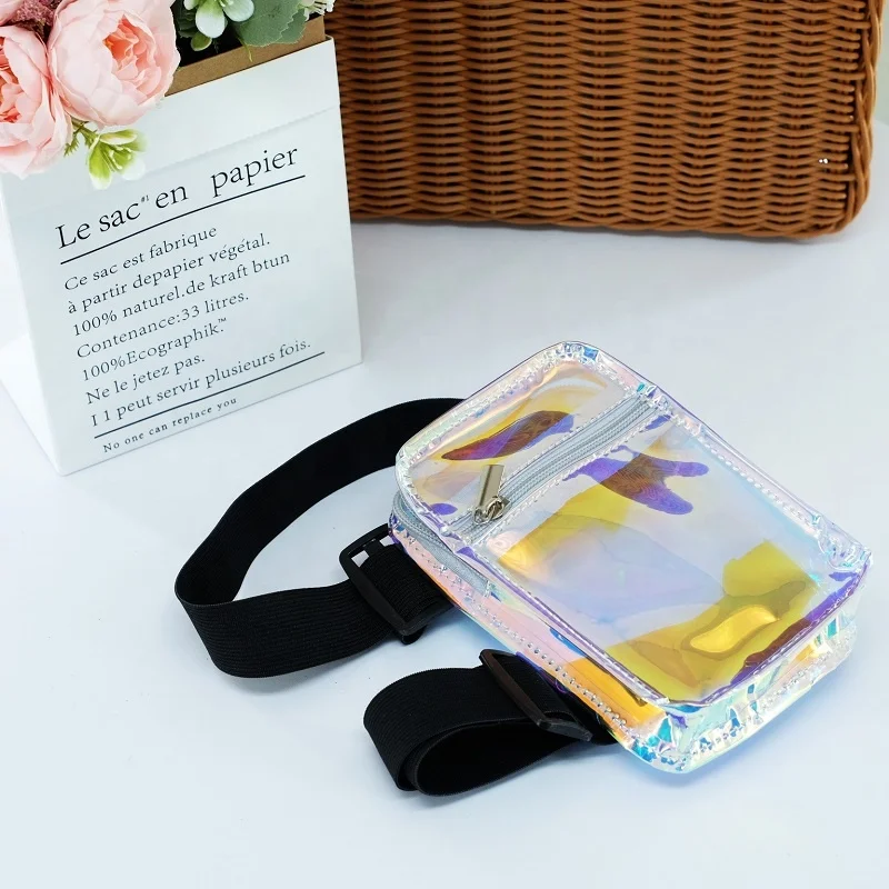 Wholesale Thigh Harness Fanny Pack Fashion Waist Leg Bag Customized Dazzling PVC Waterproof Drop Leg Bag