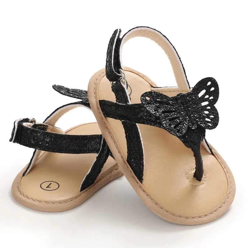 Wholesale Summer Newborn Prewalker Soft Infant Girl Shoes Kids Beach Barefoot Baby Sandals for girls