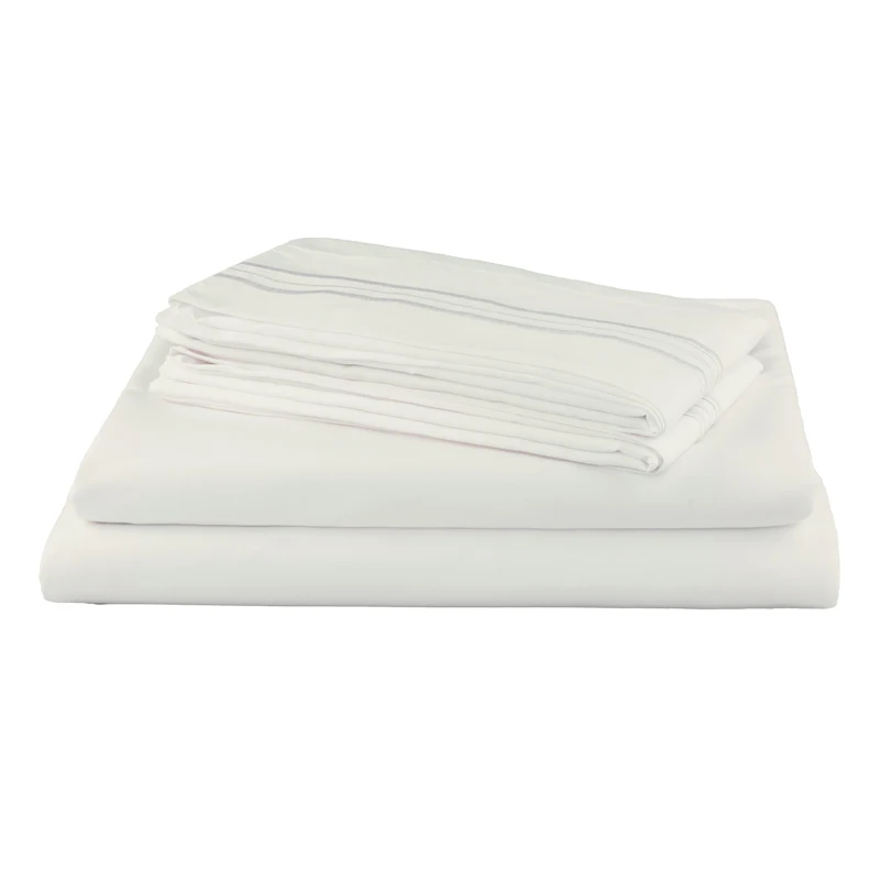 Hot Sale American Style Woven Bed Sheets Soft Sheet Set