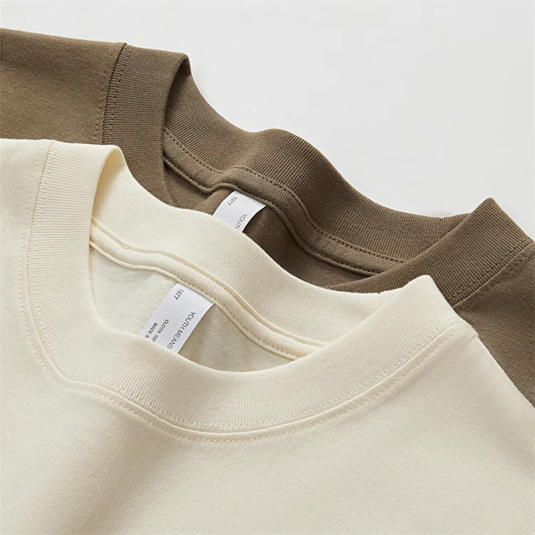 Spring Summer New Heavyweight 100% Cotton Loose Vintage T Shirt Custom Men Vintage Oversized Tshirt t-shirt for men