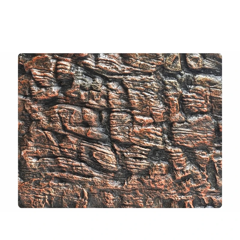 Modern Home Decoration 3D Aquarium Terrarium Accessories Small All-Season Foam Background Fish Tank MOQ 100PCS Plastic High